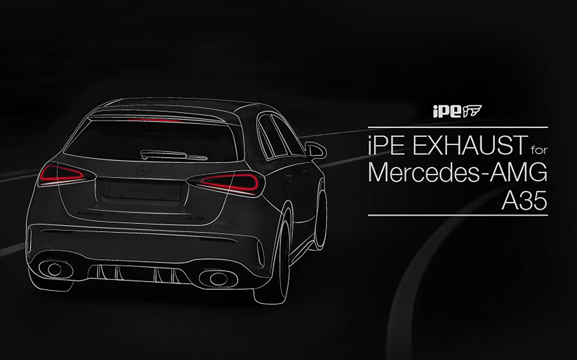 iPE Exhaust for Mercedes-AMG A35